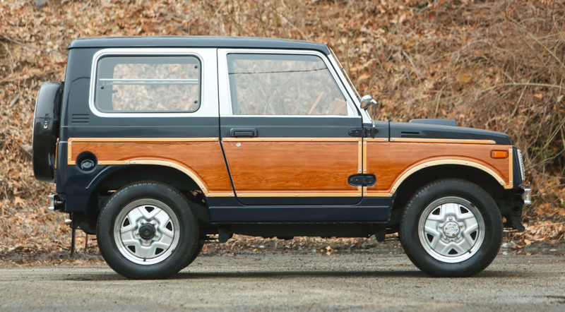 Illustration for article titled This Jeep Grand Wagoneer-ified Suzuki Jimny Is Cute and Wonderful and for Sale